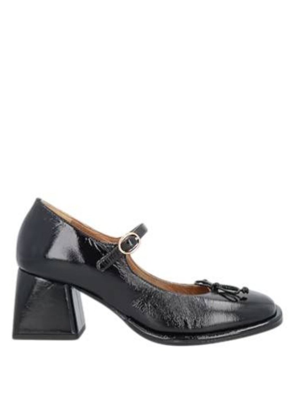 NEW EMANUELLE VEE Black Leather Pumps